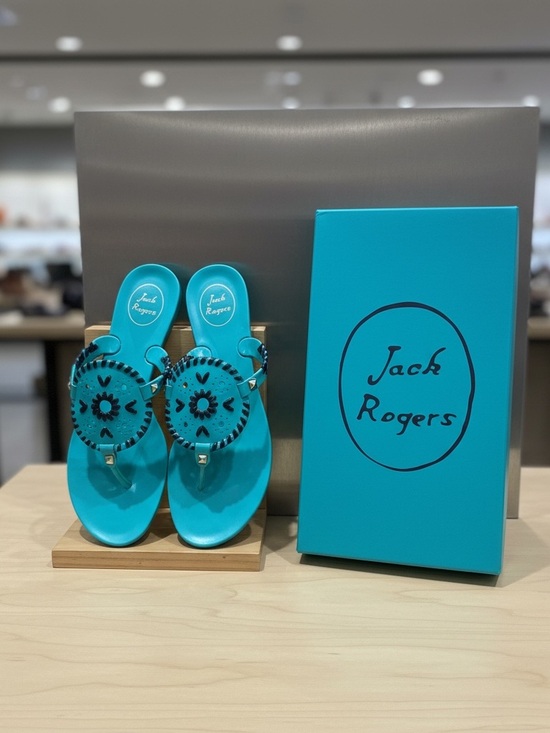 Jack Rogers Shoes - 🏝️Jack Rogers Georgica Jelly Sandals Blue/Midnight Navy Size 9 NIB